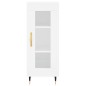 vidaXL Aparador alto madera contrachapada blanco 34,5x34x180 cm vidaXL Aparador alto madera contrachapada blanco 34,5x34x180 cm