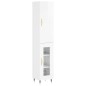 vidaXL Aparador alto madera contrachapada blanco brillo 34,5x34x180 cm vidaXL Aparador alto madera contrachapada blanco brillo 34,5x34x180 cm