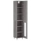 vidaXL Aparador alto madera contrachapada gris Sonoma 34,5x34x180 cm vidaXL Aparador alto madera contrachapada gris Sonoma 34,5x34x180 cm