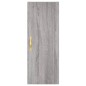 vidaXL Aparador alto madera contrachapada gris Sonoma 34,5x34x180 cm vidaXL Aparador alto madera contrachapada gris Sonoma 34,5x34x180 cm