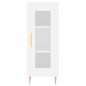 vidaXL Aparador alto madera contrachapada blanco 34,5x34x180 cm vidaXL Aparador alto madera contrachapada blanco 34,5x34x180 cm