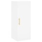 vidaXL Aparador alto madera contrachapada blanco 34,5x34x180 cm vidaXL Aparador alto madera contrachapada blanco 34,5x34x180 cm