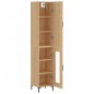 vidaXL Aparador de madera contrachapada roble Sonoma 34,5x34x180 cm vidaXL Aparador de madera contrachapada roble Sonoma 34,5x34x180 cm