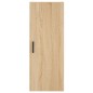 vidaXL Aparador de madera contrachapada roble Sonoma 34,5x34x180 cm vidaXL Aparador de madera contrachapada roble Sonoma 34,5x34x180 cm