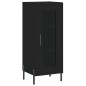 vidaXL Aparador de madera contrachapada negro 34,5x34x180 cm vidaXL Aparador de madera contrachapada negro 34,5x34x180 cm