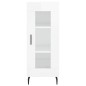 vidaXL Aparador alto madera contrachapada blanco brillo 34,5x34x180 cm vidaXL Aparador alto madera contrachapada blanco brillo 34,5x34x180 cm