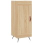 vidaXL Aparador de madera contrachapada roble Sonoma 34,5x34x180 cm vidaXL Aparador de madera contrachapada roble Sonoma 34,5x34x180 cm