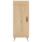 vidaXL Aparador de madera contrachapada roble Sonoma 34,5x34x180 cm vidaXL Aparador de madera contrachapada roble Sonoma 34,5x34x180 cm