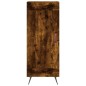 vidaXL Aparador de madera contrachapada roble ahumado 34,5x34x180 cm vidaXL Aparador de madera contrachapada roble ahumado 34,5x34x180 cm
