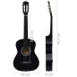vidaXL Guitarra clásica para niños y principiantes negro 3/4 36" vidaXL Guitarra clásica para niños y principiantes negro 3/4 36"