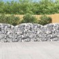vidaXL Cesta gaviones forma arco hierro galvanizado 200x50x100/120 cm vidaXL Cesta gaviones forma arco hierro galvanizado 200x50x100/120 cm
