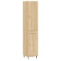vidaXL Aparador de madera contrachapada roble Sonoma 34,5x34x180 cm vidaXL Aparador de madera contrachapada roble Sonoma 34,5x34x180 cm