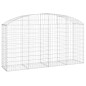 vidaXL Cesta gaviones forma arco hierro galvanizado 200x50x100/120 cm vidaXL Cesta gaviones forma arco hierro galvanizado 200x50x100/120 cm