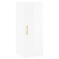 vidaXL Aparador alto madera contrachapada blanco brillo 34,5x34x180 cm vidaXL Aparador alto madera contrachapada blanco brillo 34,5x34x180 cm