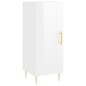 vidaXL Aparador alto madera contrachapada blanco brillo 34,5x34x180 cm vidaXL Aparador alto madera contrachapada blanco brillo 34,5x34x180 cm