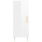 vidaXL Aparador alto madera contrachapada blanco brillo 34,5x34x180 cm vidaXL Aparador alto madera contrachapada blanco brillo 34,5x34x180 cm