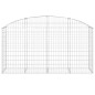 vidaXL Cesta gaviones forma arco hierro galvanizado 200x50x100/120 cm vidaXL Cesta gaviones forma arco hierro galvanizado 200x50x100/120 cm