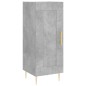 vidaXL Aparador de madera contrachapada gris hormigón 34,5x34x180 cm vidaXL Aparador de madera contrachapada gris hormigón 34,5x34x180 cm