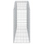 vidaXL Cesta gaviones forma arco hierro galvanizado 200x50x100/120 cm vidaXL Cesta gaviones forma arco hierro galvanizado 200x50x100/120 cm