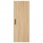 vidaXL Aparador de madera contrachapada roble Sonoma 34,5x34x180 cm vidaXL Aparador de madera contrachapada roble Sonoma 34,5x34x180 cm