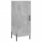 vidaXL Aparador de madera contrachapada gris hormigón 34,5x34x180 cm