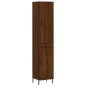 vidaXL Aparador alto madera contrachapada roble marrón 34,5x34x180 cm vidaXL Aparador alto madera contrachapada roble marrón 34,5x34x180 cm
