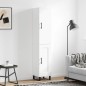 vidaXL Aparador alto madera contrachapada blanco 34,5x34x180 cm vidaXL Aparador alto madera contrachapada blanco 34,5x34x180 cm