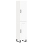 vidaXL Aparador alto madera contrachapada blanco 34,5x34x180 cm vidaXL Aparador alto madera contrachapada blanco 34,5x34x180 cm