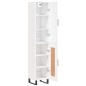 vidaXL Aparador alto madera contrachapada blanco 34,5x34x180 cm vidaXL Aparador alto madera contrachapada blanco 34,5x34x180 cm