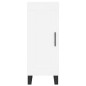 vidaXL Aparador alto madera contrachapada blanco 34,5x34x180 cm vidaXL Aparador alto madera contrachapada blanco 34,5x34x180 cm