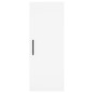 vidaXL Aparador alto madera contrachapada blanco 34,5x34x180 cm vidaXL Aparador alto madera contrachapada blanco 34,5x34x180 cm