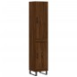 vidaXL Aparador alto madera contrachapada roble marrón 34,5x34x180 cm vidaXL Aparador alto madera contrachapada roble marrón 34,5x34x180 cm