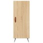 vidaXL Aparador de madera contrachapada roble Sonoma 34,5x34x180 cm vidaXL Aparador de madera contrachapada roble Sonoma 34,5x34x180 cm