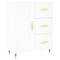 vidaXL Aparador alto madera contrachapada blanco 69,5x34x180 cm vidaXL Aparador alto madera contrachapada blanco 69,5x34x180 cm