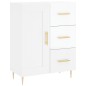 vidaXL Aparador alto madera contrachapada blanco brillo 69,5x34x180 cm vidaXL Aparador alto madera contrachapada blanco brillo 69,5x34x180 cm