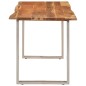 vidaXL Mesa de comedor de madera maciza de acacia 140x70x76 cm vidaXL Mesa de comedor de madera maciza de acacia 140x70x76 cm