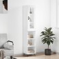 vidaXL Aparador alto madera contrachapada blanco 34,5x34x180 cm vidaXL Aparador alto madera contrachapada blanco 34,5x34x180 cm