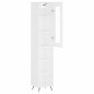 vidaXL Aparador alto madera contrachapada blanco 34,5x34x180 cm vidaXL Aparador alto madera contrachapada blanco 34,5x34x180 cm