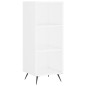 vidaXL Aparador alto madera contrachapada blanco 34,5x34x180 cm vidaXL Aparador alto madera contrachapada blanco 34,5x34x180 cm
