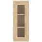 vidaXL Aparador de madera contrachapada roble Sonoma 34,5x34x180 cm vidaXL Aparador de madera contrachapada roble Sonoma 34,5x34x180 cm