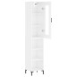 vidaXL Aparador alto madera contrachapada blanco brillo 34,5x34x180 cm vidaXL Aparador alto madera contrachapada blanco brillo 34,5x34x180 cm