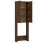 vidaXL Armario de lavadora marrón roble 64x25,5x190 cm vidaXL Armario de lavadora marrón roble 64x25,5x190 cm