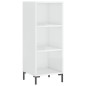 vidaXL Aparador alto madera contrachapada blanco 34,5x34x180 cm vidaXL Aparador alto madera contrachapada blanco 34,5x34x180 cm