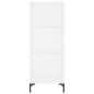 vidaXL Aparador alto madera contrachapada blanco 34,5x34x180 cm vidaXL Aparador alto madera contrachapada blanco 34,5x34x180 cm