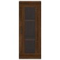 vidaXL Aparador alto madera contrachapada roble marrón 34,5x34x180 cm vidaXL Aparador alto madera contrachapada roble marrón 34,5x34x180 cm