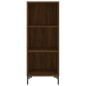 vidaXL Aparador alto madera contrachapada roble marrón 34,5x34x180 cm vidaXL Aparador alto madera contrachapada roble marrón 34,5x34x180 cm