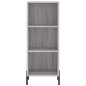 vidaXL Aparador alto madera contrachapada gris Sonoma 34,5x34x180 cm vidaXL Aparador alto madera contrachapada gris Sonoma 34,5x34x180 cm