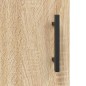 vidaXL Aparador alto madera contrachapada color roble 69,5x34x180 cm vidaXL Aparador alto madera contrachapada color roble 69,5x34x180 cm