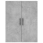 vidaXL Aparador alto madera contrachapada gris hormigón 69,5x34x180 cm vidaXL Aparador alto madera contrachapada gris hormigón 69,5x34x180 cm