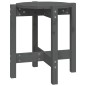 vidaXL Mesa de centro de madera maciza de pino gris Ø42,5x45 cm vidaXL Mesa de centro de madera maciza de pino gris Ø42,5x45 cm